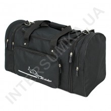 Сумка спортивна з розширенням Wallaby 365 чорна з червоним оздобленням