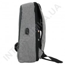 Городской рюкзак-антивор EBOX 67115_grey с отделом под ноутбук+usb