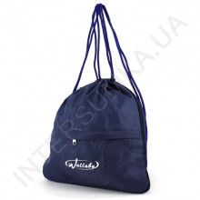 Рюкзак-мішок для взуття з розширенням і кишенею Wallaby 28272 темно-синій
