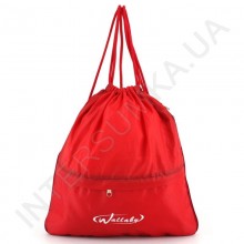 Рюкзак-мішок для взуття з розширенням і кишенею Wallaby 28272 червоний