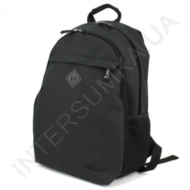 Заказать Городской рюкзак с отделением под ноутбук Wallaby 147 черный в Intersumka.ua