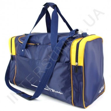 Заказать Сумка спортивная Wallaby 430 синяя с желтыми вставками в Intersumka.ua