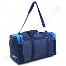 Сумка спортивна Wallaby 340 синя з блакитними вставками