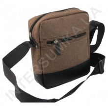 Сумка-барсетка Wallaby 2423 вертикальна коричнева