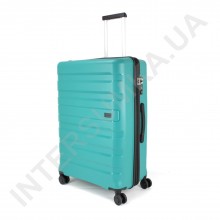 Полипропиленовый чемодан CONWOOD большой PPT002/28 с расширением зелёный (90/108 литров)