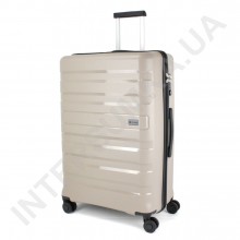 Поліпропіленова валіза велика CONWOOD PPT002N/28 бежева(109 літрів)
