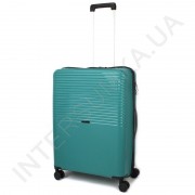 Полипропиленовый чемодан средний CONWOOD PPT003/24 зелёный  (75 литров)
