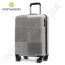 Поликарбонатный чемодан средний CONWOOD PCT097/24 серебро (64 литра)