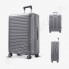 Поликарбонатный чемодан большой CONWOOD PC158/28 серебро (110 литров) фото 3
