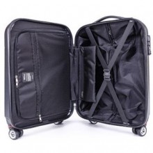 Пластиковый чемодан V&V Travel CT8300-75 коричневый из АБС (115литров)
