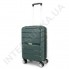 Полипропиленовый чемодан Wallaby малый 126-10/20 зелёный (38 литров)