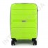 Полипропиленовый чемодан Wallaby малый 126-10/20 лаймовый (38 литров) фото 1