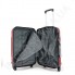 Дорожный чемодан Wallaby 1721/21 бордовый (44 литра) на 4 колесах из АБС пластика фото 3