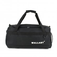 Велика спортивна сумка з кишенею для взуття Wallaby 3060 чорна