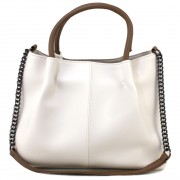 Вместительная женская сумка из экокожи Voila 54651079 белая