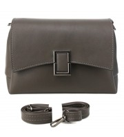 Небольшая каркасная сумка женская кросс-боди Voila 548192 серая