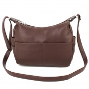 Вместительная сумка-хобо Voila 70915 коричневая