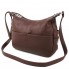 Вместительная сумка-хобо Voila 70915 коричневая фото 1