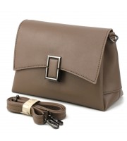 Небольшая каркасная сумка женская кросс-боди Voila 548196 мокко