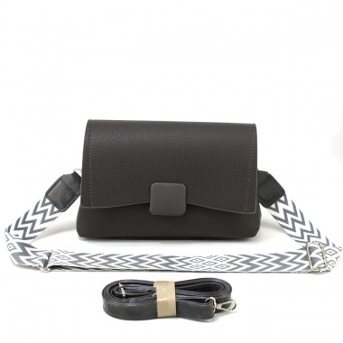 Заказать Небольшая женская сумка кросс-боди из экокожи Voila 5704912184-29 серая в Intersumka.ua