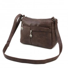 Женская сумка кросс-боди Voila 528338 коричневая Женская сумка кросс-боди Voila 528338 коричневая