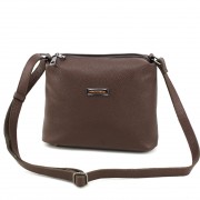Жіноча сумка крос-боді з натуральної шкіри Borsacomoda 822037 коричнева