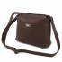 Женская сумка кросс-боди из натуральной кожи Borsacomoda 822037 коричневая фото 1