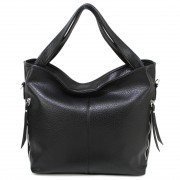 Містка жіноча сумка-хобо Voila 510240 чорна