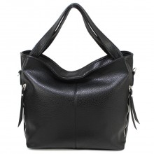 Вместительная женская сумка-хобо Voila 510240 черная