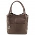 Повседневная вместительная женская сумка-хобо Voila 50677 коричневая