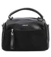 Небольшая сумка кросс-боди Voila 79715002 черная с натуральной замшей