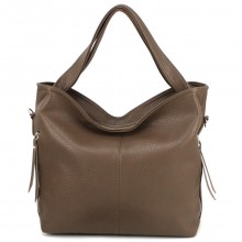 Вместительная женская сумка-хобо Voila 510243 коричневая