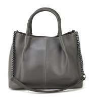 Вместительная женская сумка из экокожи Voila 546524241 серая