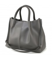 Вместительная женская сумка из экокожи Voila 546524241 серая