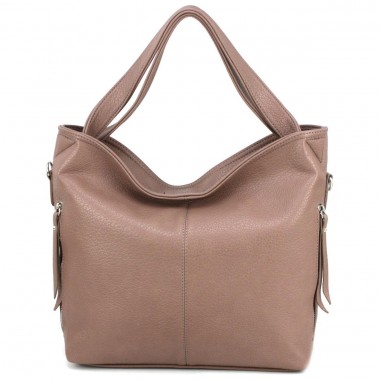 Заказать Вместительная женская сумка-хобо Voila 510244 розовая в Intersumka.ua