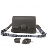 Небольшая женская сумка кросс-боди из экокожи Voila 57049241-62 серая