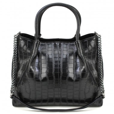 Заказать Вместительная женская сумка из экокожи Voila 546212240 черная в Intersumka.ua