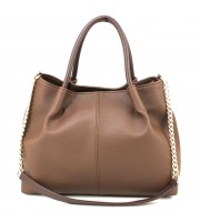 Вместительная женская сумка из экокожи Voila 5466877 коричневая
