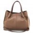 Вместительная женская сумка из экокожи Voila 5466877 коричневая