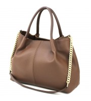 Вместительная женская сумка из экокожи Voila 5466877 коричневая