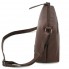 Кожаная женская сумка кросс-боди Borsacomoda 810037 коричневая фото 2