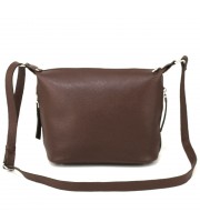 Сумка женская кросс-боди из натуральной кожи Borsacomoda 809037 коричневая