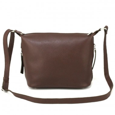Заказать Сумка женская кросс-боди из натуральной кожи Borsacomoda 809037 коричневая в Intersumka.ua