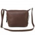 Сумка женская кросс-боди из натуральной кожи Borsacomoda 809037 коричневая