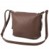 Сумка женская кросс-боди из натуральной кожи Borsacomoda 809037 коричневая фото 1