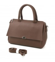 Классическая женская сумка из экокожи Voila 53168 коричневая