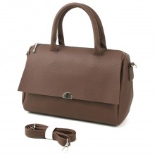 Класична жіноча сумка з екошкіри Voila 53168 коричнева Класична жіноча сумка з екошкіри Voila 53168 коричнева