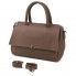 Класична жіноча сумка з екошкіри Voila 53168 коричнева фото 1