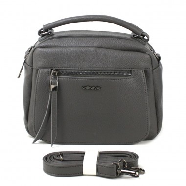 Заказать Небольшая сумка кросс-боди Voila 550158 серая в Intersumka.ua