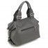 Классическая женская сумка из экокожи на плечо Voila 562158 серая фото 3